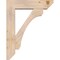 Ekena Millwork Legacy Slat Smooth Bracket w/ Offset Brace, Douglas Fir, 7 1/2"W x 30"D x 38"H BKT0806X30X38LEC06SDF - alternate 2
